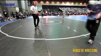 54 lbs Quarterfinal - Madilyn Bauman, Kodiak Attack vs Madilynn Lensegrav, Askeo International Matclub