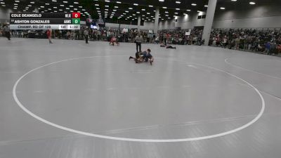132 lbs Champ. Rd Of 128 - Cole DeAngelo, New Jersey vs Ashton Gonzales, All American Wrestling Club