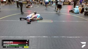 65 lbs Round 3 (6 Team) - Jackson Bish, Ragin Raisins WC vs Macklen Marksbury, Ninja Killer