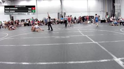 165 lbs Round 3 (6 Team) - Gabe Johnson, TDWC Maniacs vs Troy Jones, Mat Assassins Red