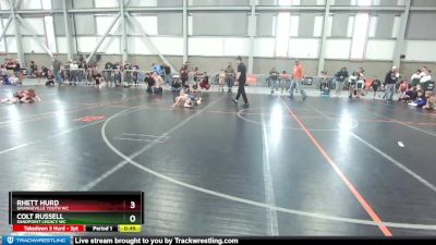 41-41 lbs Round 2 - Colt Russell, Sandpoint Legacy WC vs Rhett Hurd, Grangeville Youth WC