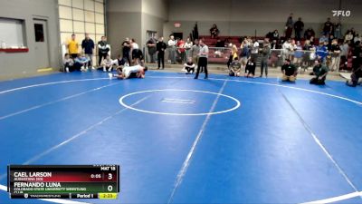 149 lbs Champ. Round 2 - Fernando Luna, Colorado State University Wrestling Club vs Cael Larson, Augustana (SD)