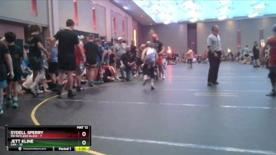 86 lbs Round 1 (4 Team) - Sydell Sperry, MO Outlaws Black vs Jett Kline, LWA