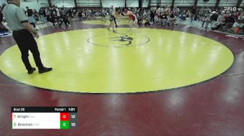 215 lbs Round 5 (8 Team) - Dallin Bowman, Timpanogos vs Titan Wright, Hurricane