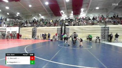 53 lbs Cons. Semi - Callan Bennett, Artesian Wrestling Club vs Arlo Hagedorn, GGB