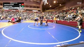 110 lbs Cons. Round 1 - Maxton Rickert, Boone County Hogs Wrestling vs Patrick Gaba, Mighty Bluebirds Wrestling