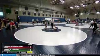 121 lbs Round 2 - Lailanie Vongnakhone, Sanger vs Isabella Johnson, Mission Oak