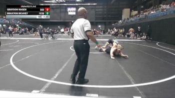 165 lbs Semifinal - Braxton Mcavey, Fort Hays Tech Northwest vs Grayson Hagen, Doane University