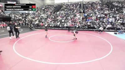 6A 145 lbs Semifinal - Sarah Griffiths, Herriman vs Madilyn Thompson, Copper Hills