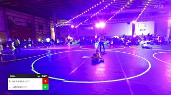 70 lbs Semifinal - Theodore Gerhardus, Northwest Vikings vs Jaxtin Gonzales, Steel City Reloaded WC