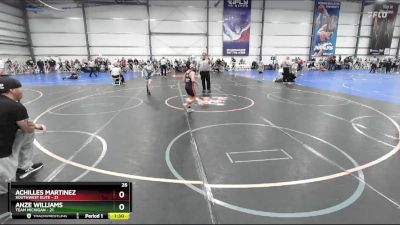 84 lbs Rd# 9- 2:15pm Saturday Final Pool - Anze Williams, Team Michigan vs Achilles Martinez, SouthWest Elite