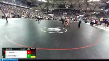 1 lbs Quarterfinal - Logan Massie, East Jefferson vs Kaleb Hernandez, Royal