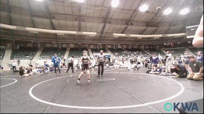 75 lbs Quarterfinal - Brinley Leyba, TTWC Cream vs Cayson Delgado, Prime Wrestling