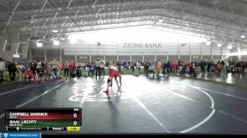 190 lbs Cons. Round 4 - Campbell Warnick, Delta vs Isaac Liechty, Bountiful