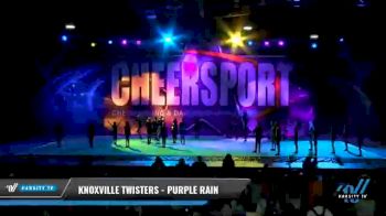 Knoxville Twisters - Purple Rain [2021 L1 Youth - D2 - Medium Day 2] 2021 CHEERSPORT National Cheerleading Championship