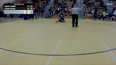 174 lbs Champ. Round 1 - Tyson Poyer, Harper CC vs Brody Grimm, Iowa Central Community College