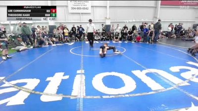 40 lbs Semifinal - Lee Cunningham, Rising Kingz-Yth vs Theodore Kash, Brawler Elite-Yth