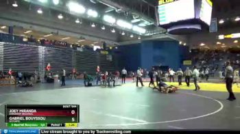 138 lbs Champ. Round 2 - Joey Miranda, Kingsway Regional vs Gabriel Bouyssou, Scituate