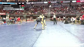 3A-165 lbs Cons. Round 2 - Aidan Schrock, Clear Creek-Amana vs Jacob Hand, Ankeny Centennial