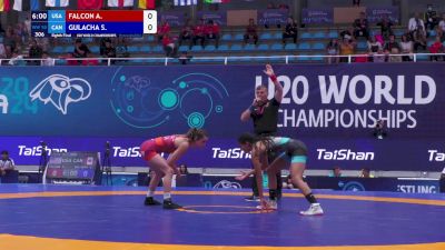 50 kg 1/8 Final - Anaya Jean Marie FALCON, United States vs Shahreen Gulacha, Canada