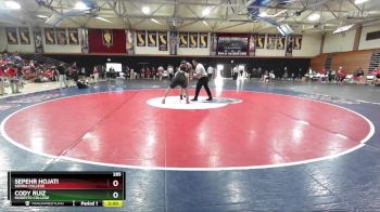 285 lbs Quarterfinal - Sepehr Hojati, Sierra College vs Cody Ruiz, Modesto College