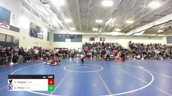 152 lbs Semifinal - Erik Kappler, Timberlane vs Damien Perez, Nashua South