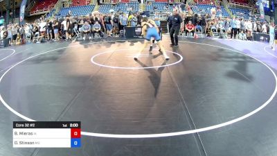 157 lbs Cons 32 #2 - Barrett Mieras, IA vs Dominic Stinson, MO