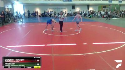 157 lbs Prelim - Cameron Hatchett, Shenandoah University vs Ryan Luth, Washington And Lee University