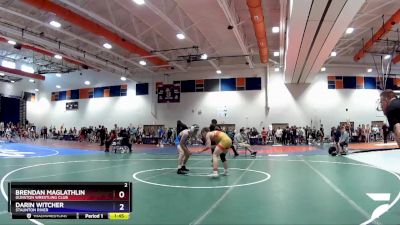 120 lbs Cons. Round 3 - Brendan Maglathlin, Gunston Wrestling Club vs Darin Witcher, Staunton River