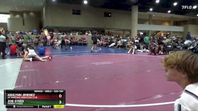 120+130 Round 2 - Zoe Sykes, Morris Fitness vs Ashlynn Jimenez, Jr. Spartans Wrestling Club