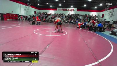 150 lbs Cons. Round 2 - Porter Sharp, Corona Del Mar vs Alexander Marin, Corona Senior