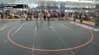 126 lbs Cons. Round 2 - Grady Erlandson, Unattached vs Judd Riggins, Unattached