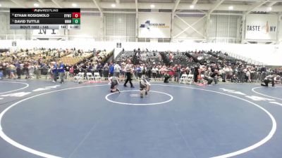 145 lbs Quarterfinal - David Tuttle, Warrior Warehouse Wrestling vs Ethan Rosignolo, Brockport Youth Wrestling Club