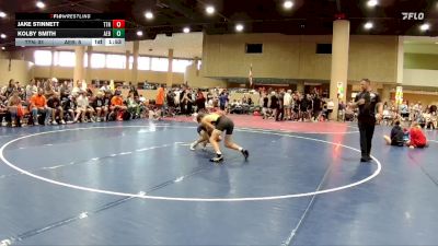113 lbs 2nd Wrestleback (32 Team) - Kolby Smith, Alabama Elite Black vs Jake Stinnett, Team TN