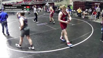 140 lbs Cons. Round 2 - Dallas Barclay, Norris Wrestling Club vs Brantley Schwedhelm, Winside Youth Wrestling