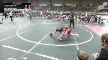 81 lbs Semifinal - Caizer McElroy, Garden City Wrestling Club vs Martin Narvaez, Dumas WC