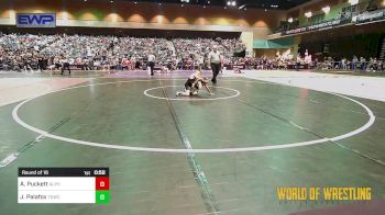 55 lbs Round Of 16 - AJ Puckett, Alpha Elite vs Julian Palafox, Top Dog Wrestling Club