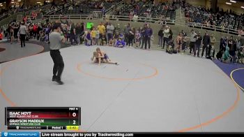 67 lbs Cons. Round 5 - Grayson Maddux, Umpqua Wrestling Club vs Isaac Hoyt, West Albany Mat Club