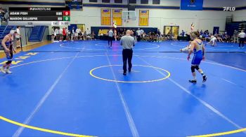 125 lbs Round 1 (6 Team) - Mason Gillispie, Northeast Oklahoma vs Adam Fish, Hawkeye Community College