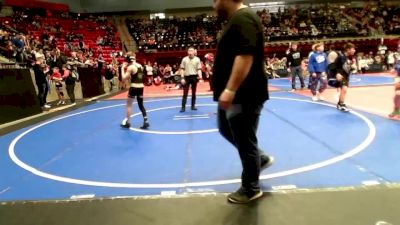 92 lbs Quarterfinal - Jaidyn Rylee High-Callender, Owasso Takedown Club vs Aiden Bayer, Broken Arrow Wrestling Club