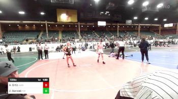 130 lbs Rr Rnd 2 - Angelo Ortiz, Juggernaut Wrestling Club vs Zaydin Daricek, Top Fuelers Wrestling