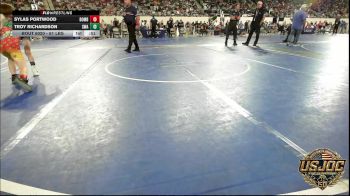 61 lbs Round Of 16 - Sylas Portwood, Bomb City Wrestling vs Troy Richardson, Shelton Wrestling Academy