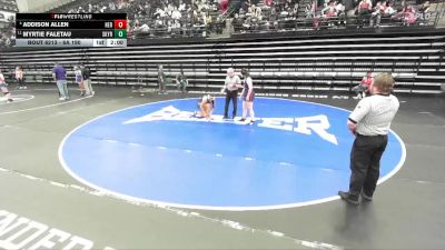 6A 190 lbs Cons. Round 2 - Myrtie Faletau, Skyridge vs Addison Allen, Herriman