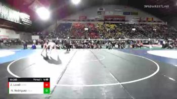 4A 285 lbs Semifinal - Nico Rodriguez, Columbia vs Zane Lovell, Nampa