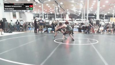 174 lbs 3rd Place - Thomas Schechterly, Mat Assassins Black - HSC vs Ryan Engle, Prestige Worldwide Blue - HSC