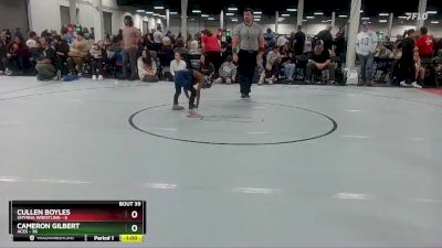 56 lbs Round 8 (10 Team) - Cameron Gilbert, ACES vs Cullen Boyles, Smyrna Wrestling