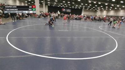 105 lbs Cons. Sub-semis - Isai Sanchez, Team Nazar Training Center vs Cooper Luck, Burnett Trained Wrestling