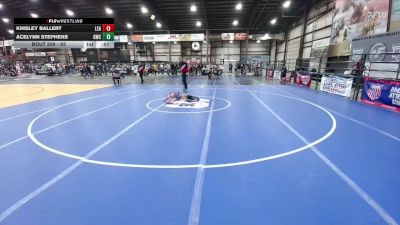 55 lbs Cons. Round 2 - Acelynn Stephens, Glenrock Wrestling Club vs Kinsley Ballert, Lead-Deadwood