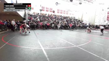 132 lbs Semifinal - Jack Alves, Bridgewater-Raynham vs Liam O'brien, Marblehead/Swampscott