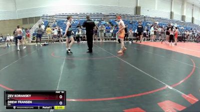 132 lbs Champ. Round 2 - Zev Koransky, IL vs Drew Fransen, OH